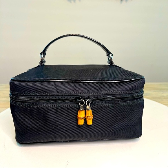 Gucci Bamboo Toiletry / Cosmetics Case - Picture 2 of 9